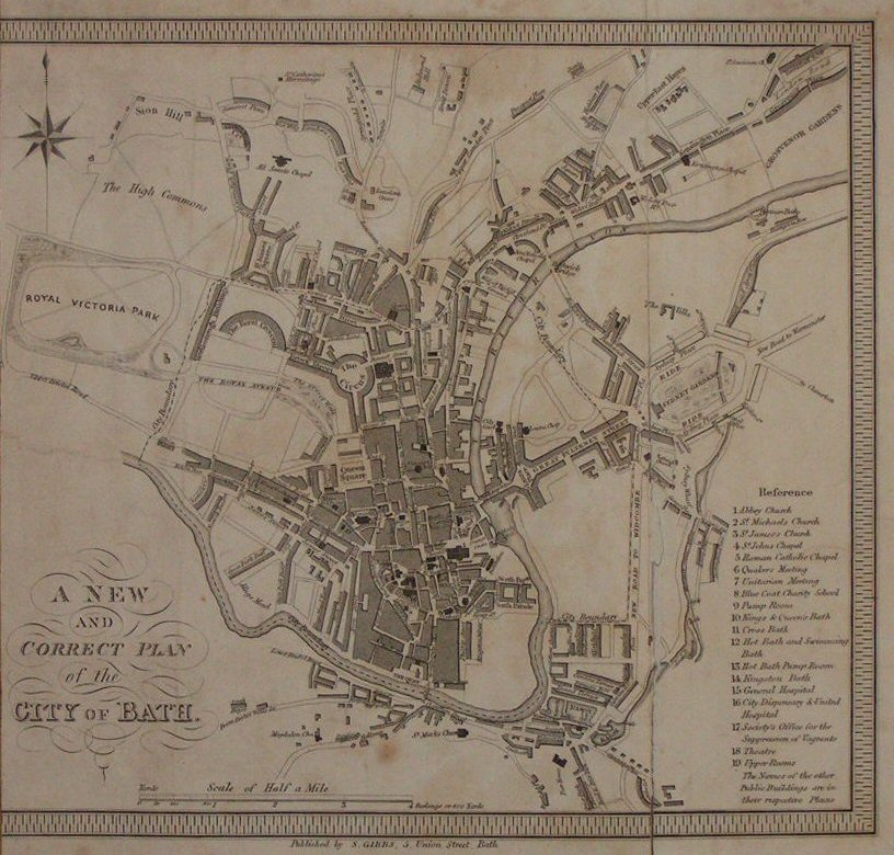 Map of Bath - Bath